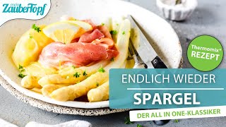 😍😍 SPARGEL ganz klassisch als AllinoneGericht mit Kartoffeln Sauce Hollandaise und Schinken [upl. by Rosalyn]