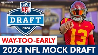 2024 NFL First Round Mock Draft For All 32 Picks 110 W Trades Two Weeks From the Draft [upl. by Morez]