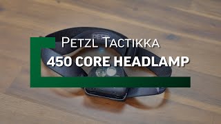 Review Petzl Tactikka 450 Core Headlamp [upl. by Rilda356]