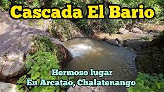 Cascada El Bario Lugar Turístico en Arcatao Chalatenango El SALVADOR [upl. by Aenad]