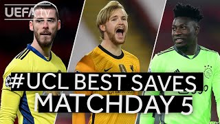 DE GEA KELLEHER ONANA UCL Best Saves Matchday 5 [upl. by Gabriello]