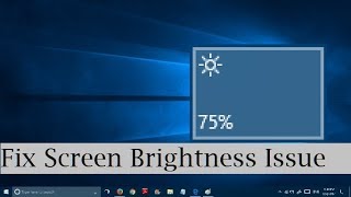 How to fix brightness problem in Windows 11 and 10 2 Methods Screen Brightness Wont Change [upl. by Krik767]