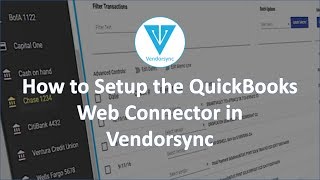 How to connect your QuickBooks Web Connector with Vendorsync [upl. by Annahsed83]