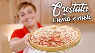 CROSTATA DI CREMA E MELE Ricetta Facile  Fatto in Casa da Benedetta [upl. by Arette]