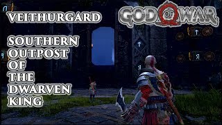 How To Get To Veithurgard And Earn The Trophy quotDeath Happened Herequot  God of War 4 2018 4K UHD [upl. by Ajtak]