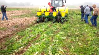 Demonstrating Dawn ZRX Zone Roller at Cover Crop Field Day [upl. by Ormsby]