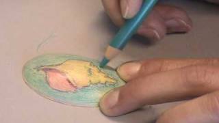 Art Jewelry  Coloring copper metal with colored pencils [upl. by Aaron913]