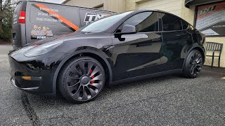 Tesla Model Y PPF and Ceramic Tint [upl. by Ja363]