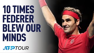 10 Times Roger Federer Blew Our Minds  TOP 10  ATP [upl. by Kim]