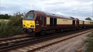 Trains passing Bosham Part 2 280823 to 080924 [upl. by Lilahk]