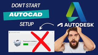 Autodesk AutoCAD installation not starting dont start autocad setup [upl. by Alim]