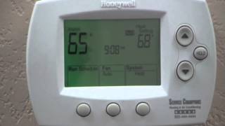 How to set the hold on your thermostat  Livermore heating and air company [upl. by Blumenfeld]