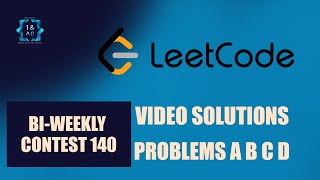 Leetcode BiWeekly Contest 140  A B C D  Video Solutions  Bit To Byte  Kishan Jaiswal [upl. by Kyl]