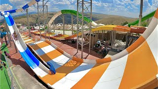 Turbulence Water Slide at Waterpark Çankaya Aquapark [upl. by Lienahs922]