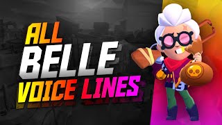 BELLE Voice Lines  Brawl Stars [upl. by Ardie285]