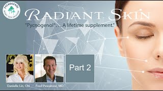 Pycnogenol® for Skin Care  Interview with Danielle Lin CN and Doctor Fred Pescatore  Part 2 [upl. by Lamrert]