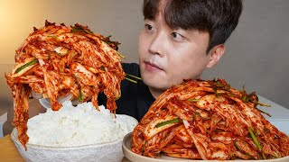 아내표 집밥🍚 겉절이 하나면 됩니다 김치 먹방 KOREAN KIMCHI ASMR MUKBANG REAL SOUND EATING SHOW [upl. by Ailhat848]