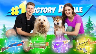 We let DOGS control our Fortnite game [upl. by Paulita]