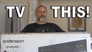 TV THIS UnBoxing Andersson TV 50 4K UHD [upl. by Marmawke376]