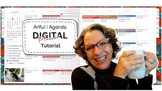 Artful Agenda  Digital Planner  Tutorial 2024 [upl. by Reyna]