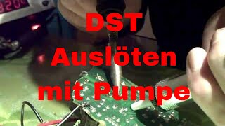 Zeilentrafo auslöten mit Ersa Lötstation und der Entlötsaugpumpe Flyback desoldering  eflose 5 [upl. by Nabatse]