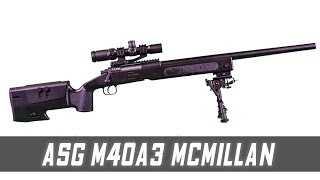 ASG M40A3 McMillan Sniper Rifle  Cheap Airsoft Reviews [upl. by Akinimod]