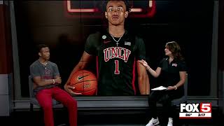 Las Vegas 5star point guard Dedan Thomas Jr commits to UNLV Like father like son [upl. by Elvina]