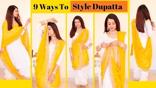 MUST Try Dupatta Styles  How to Style Dupatta with Punjabi Suits gulzBeauty [upl. by Hofstetter]