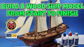 HOW TO BUILD A WOOD SHIP FROM START TO FINISH [upl. by Ringo]