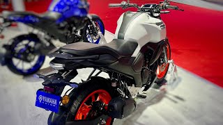 2024 All New Yamaha FZS V4 DLX Ice Fluo Vermillion Colour  Detailed Review  On Road Price [upl. by Margaux]