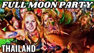 2023’s Last Full Moon Party in Thailand  Full Moon Party at Koh Phangon [upl. by Ilhsa95]