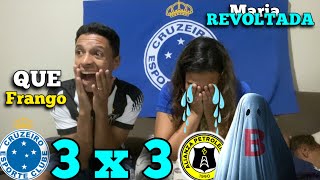 REACT CRUZEIRO 3 x 3 ALIANZA PETROLERO  CRUZEIRENSE FICA REVOLTADO COM EMPATE NO MINEIRÃO [upl. by Eiffe]