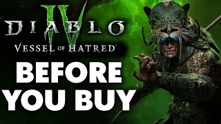 Diablo 4 Vessel of Hatred DLC  15 Things You Need To Know Before You Buy [upl. by Dunston]