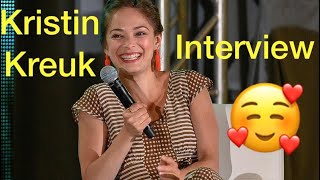 Kristin Kreuk CBC Interview  2019 [upl. by Eilegna]