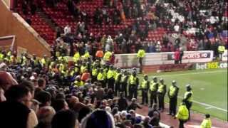 Barnsley v Sheffield Wednesday Owls fans having a Bounce at Oakwell [upl. by Delly957]