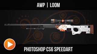 AWP Loom  Photoshop Speedart  FullHD  Molten Pixel TV [upl. by Ennairam]