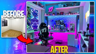 Building The PERFECT Gaming Room Setup in 9 MINUTES [upl. by Kast]