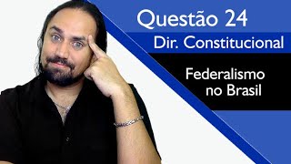 24 Federalismo de Segregacao Centrifugo  Curso de Questões Constitucional [upl. by Dahsraf]