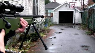 Gas L96 Sniper Rifle accuracy test [upl. by Feinstein732]