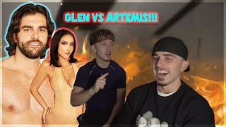 LOVE ISLAND ALBANIA  GLEN Vs ARTEMIS Ka ik per LESH [upl. by Anwahsar280]