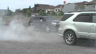 FORTUNERS SEMARANG IN ACTION  BURN OUT [upl. by Anetta755]