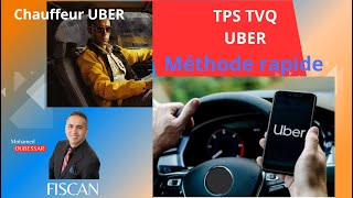 TPS TVQ UBER méthode rapide [upl. by Wini892]