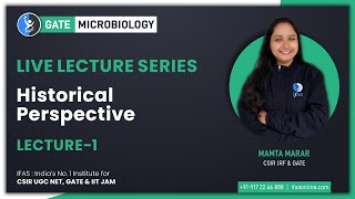 Historical Perspective of Microbiology for Gate  Live Series  L1 [upl. by Enelyaj]