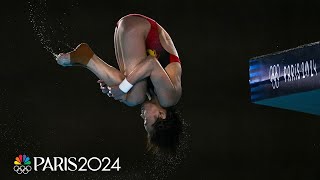 China in a league of its own following womens 10m platform semifinal  Paris Olympics  NBC Sports [upl. by Arriat]