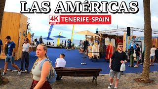 TENERIFE  PLAYA DE LAS AMÉRICAS  What is Currently Happening 🤔 4K Walk ● December 2023 [upl. by Fonzie]