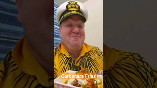 Carnival Street Eats Day 7 Time Fries Carbonara Fries carnival carnivalcruise food [upl. by Reteip]