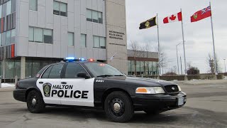 Halton Regional Police Department Ford Crown Victoria [upl. by Quartet329]