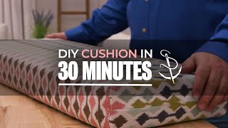 Make a Box Corner Cushion  The 30 Minute Cushion [upl. by Amron283]