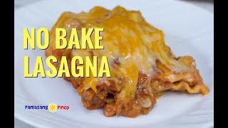 No Bake Lasagna Pinoy Style [upl. by Zarger845]