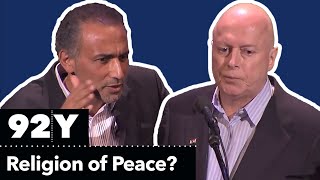 Christopher Hitchens and Tariq Ramadan Debate Is Islam a Religion of Peace [upl. by Aenea]